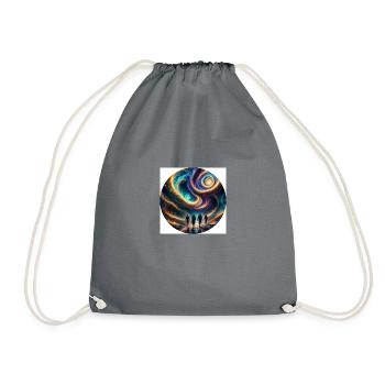future - Drawstring Bag - grey - Front