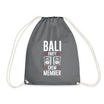 Équipage de la fête à Bali - Sac de sport léger - gris - Devant