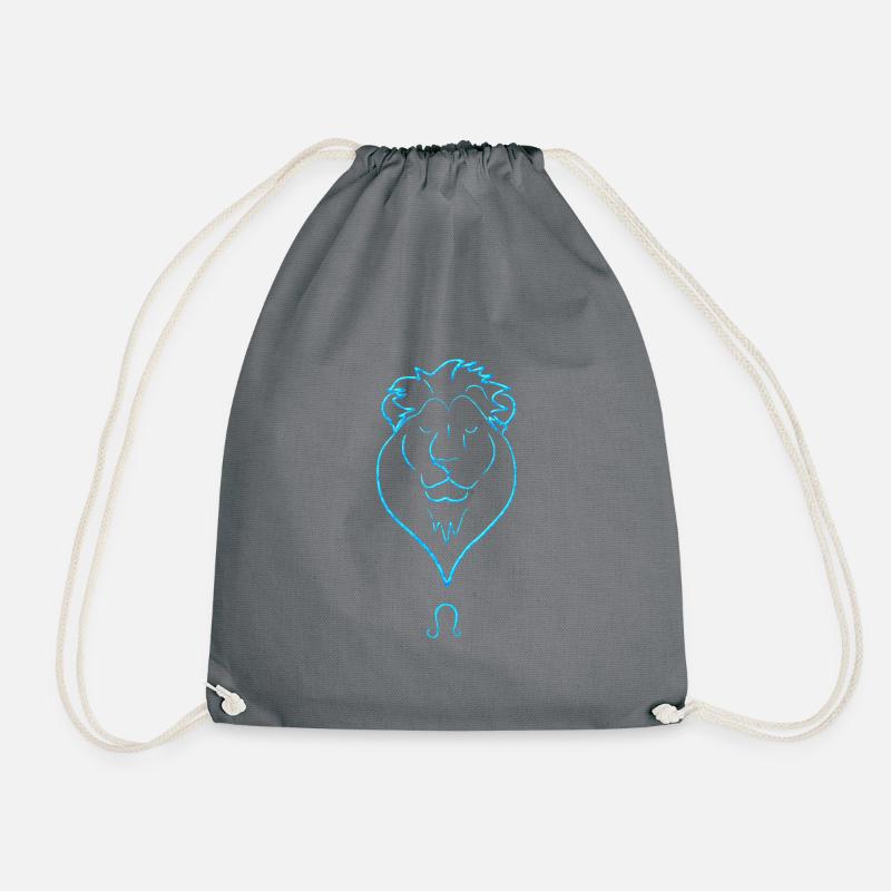 Lion - Sac de sport léger - gris