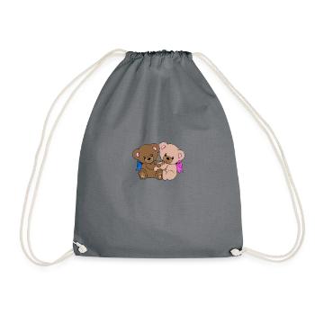 porter - Sac de sport léger - gris - Devant