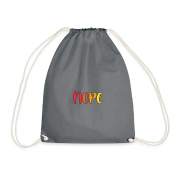 NON - Sac de sport léger - gris - Devant