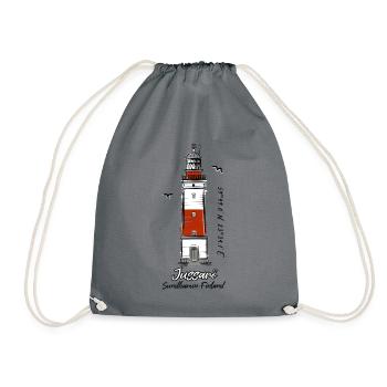 JUSSARÖ LIGHTHOUSE Marine textiles and gifts - Drawstring Bag - grey - Front