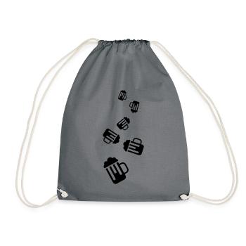 Verre à bière - Sac de sport léger - gris - Devant