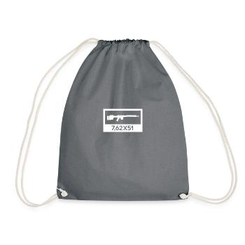 Assault rifle AR10 7.62x51 DMR - Weapons - Drawstring Bag - grey - Front