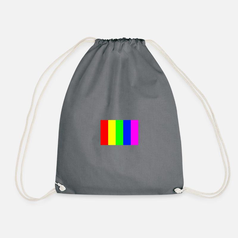 Rainbow - Turnbeutel - Grau