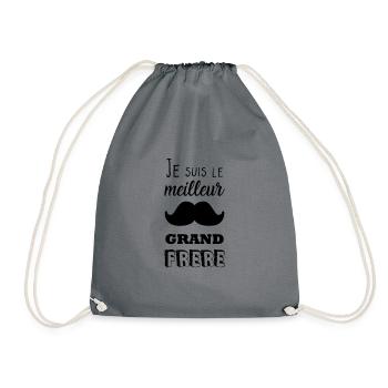 Grand frére - Sac de sport léger - gris - Devant