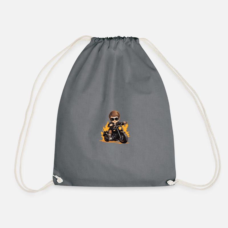 Moto pour bébé - Sac de sport léger - gris