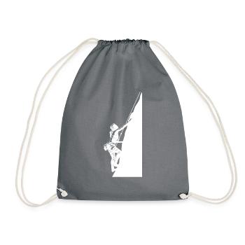Escalade femmes sportives - Sac de sport léger - gris - Devant