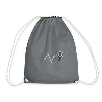 Bicycle Heartbeat - Sac de sport léger - gris - Devant