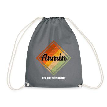 Armin - Turnbeutel - Grau - Vorne