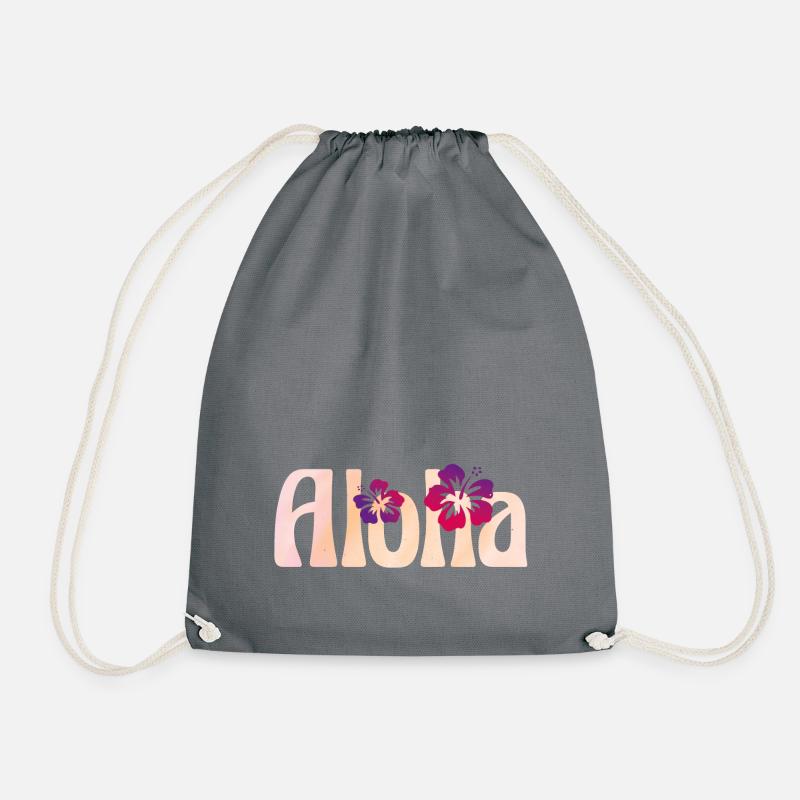 Aloha - Turnbeutel - Grau