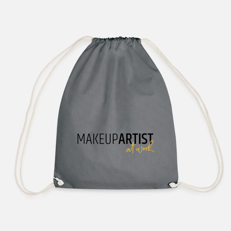 Makeupartist at work - Turnbeutel - Grau