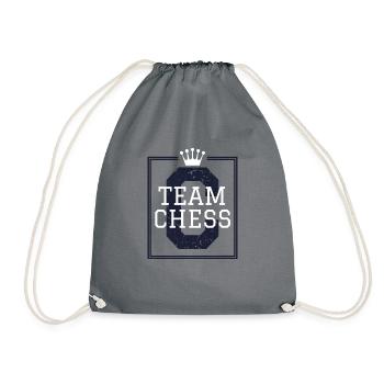 équipe d'échecs équipe Idée cadeaux jeu Joueurs - Sac de sport léger - gris - Devant