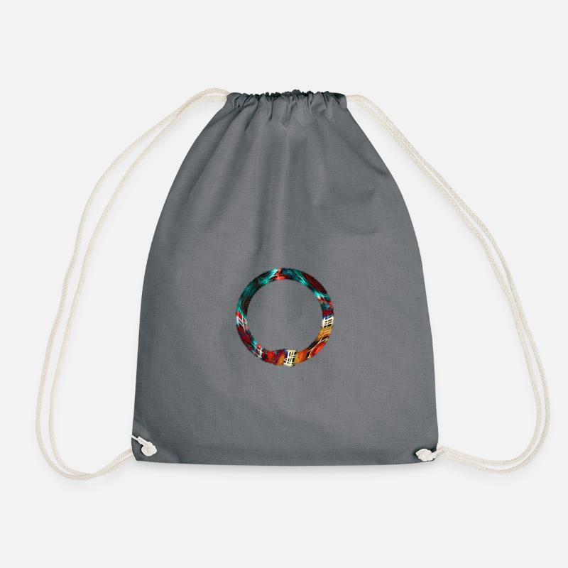 Ouroboros Couleurs Psychédéliques - Sac de sport léger - gris