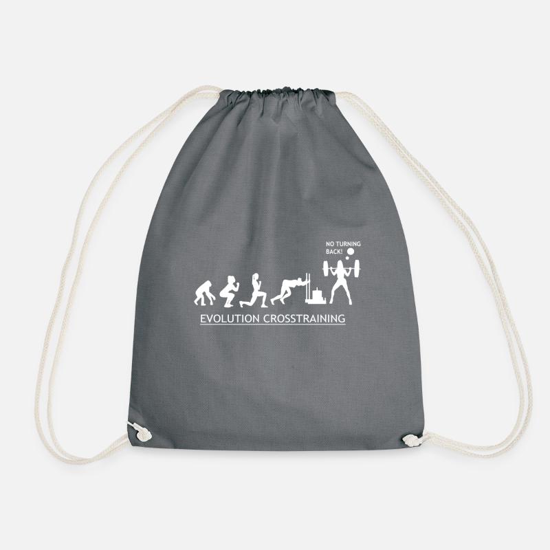 Evolution Fitnesstrainer Squat Burpees Hanteln - Turnbeutel - Grau