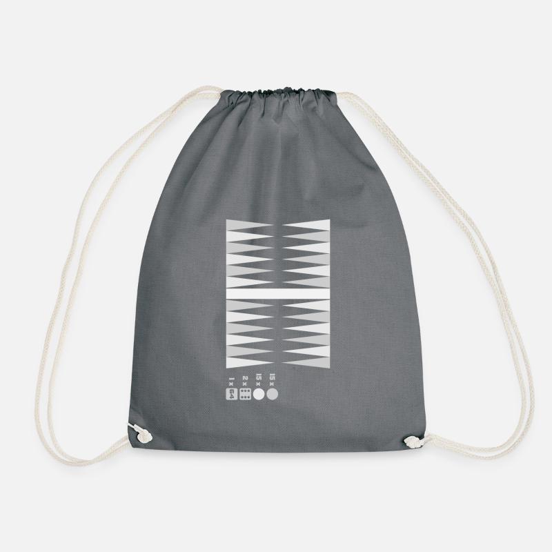Backgammon 002 - Sac de sport léger - gris