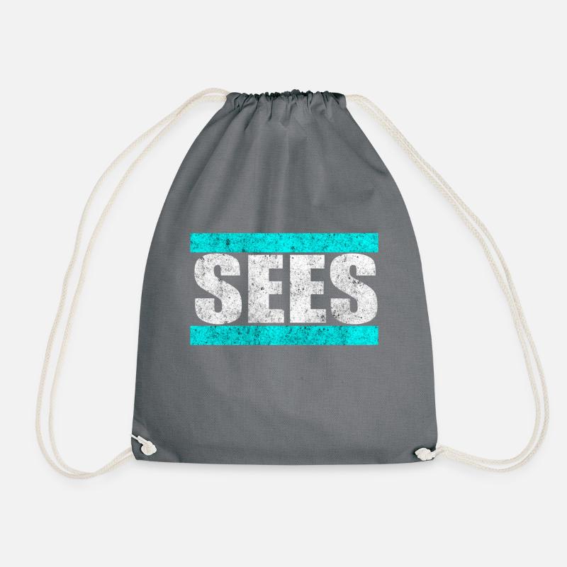 Soos Sees Saas Youtube-Kacke Detlef Davis Geschenk - Turnbeutel - Grau