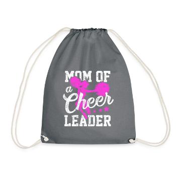 Cheerleader cheerleading - Drawstring Bag - grey - Front