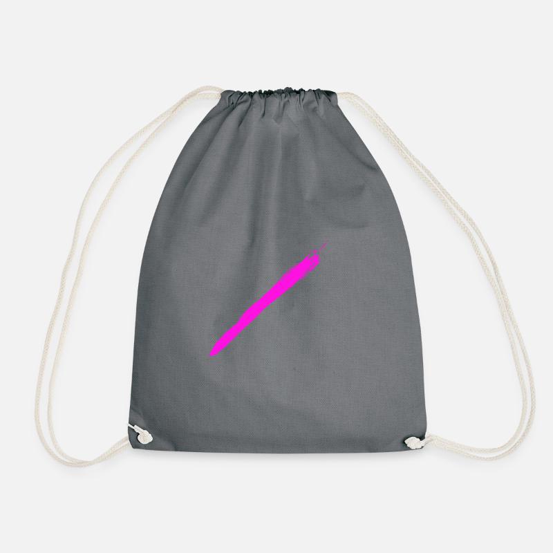 Brush pink - Turnbeutel - Grau