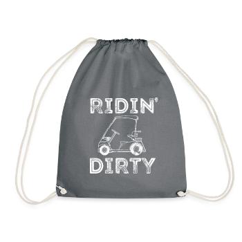 Caddie de golf drôle - Sac de sport léger - gris - Devant