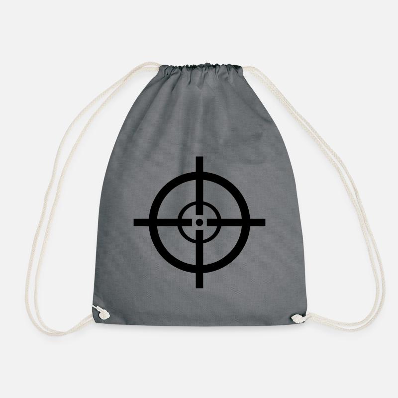 Reticle - Drawstring Bag - grey
