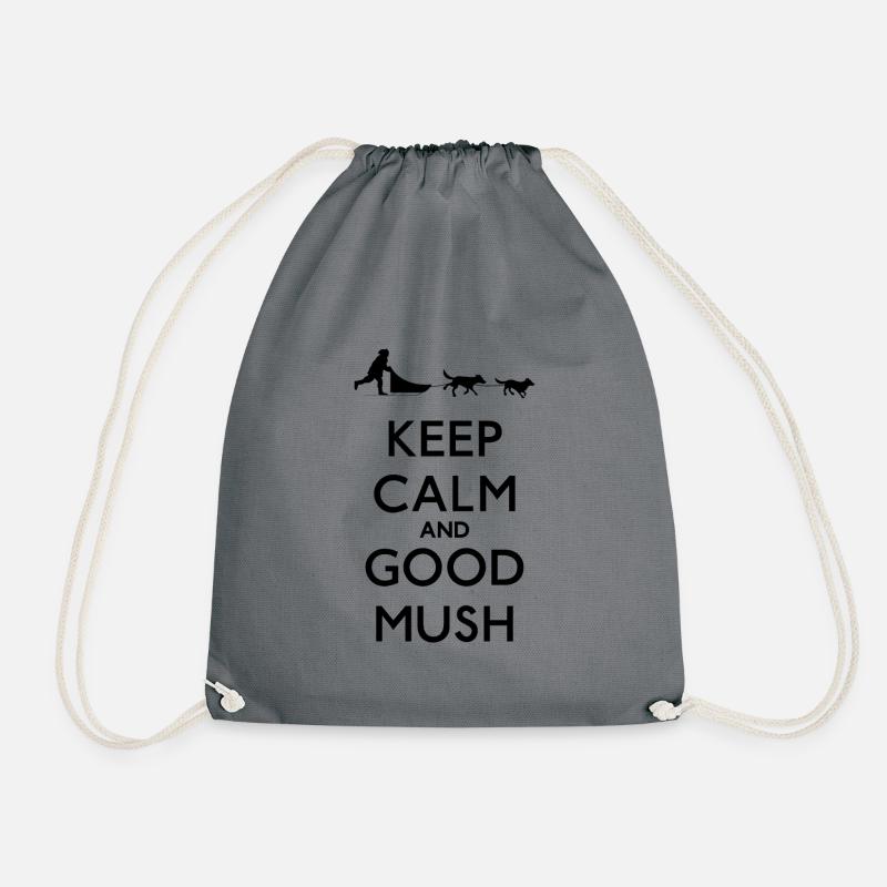 Keep Calm And Good Mush - Turnbeutel - Grau