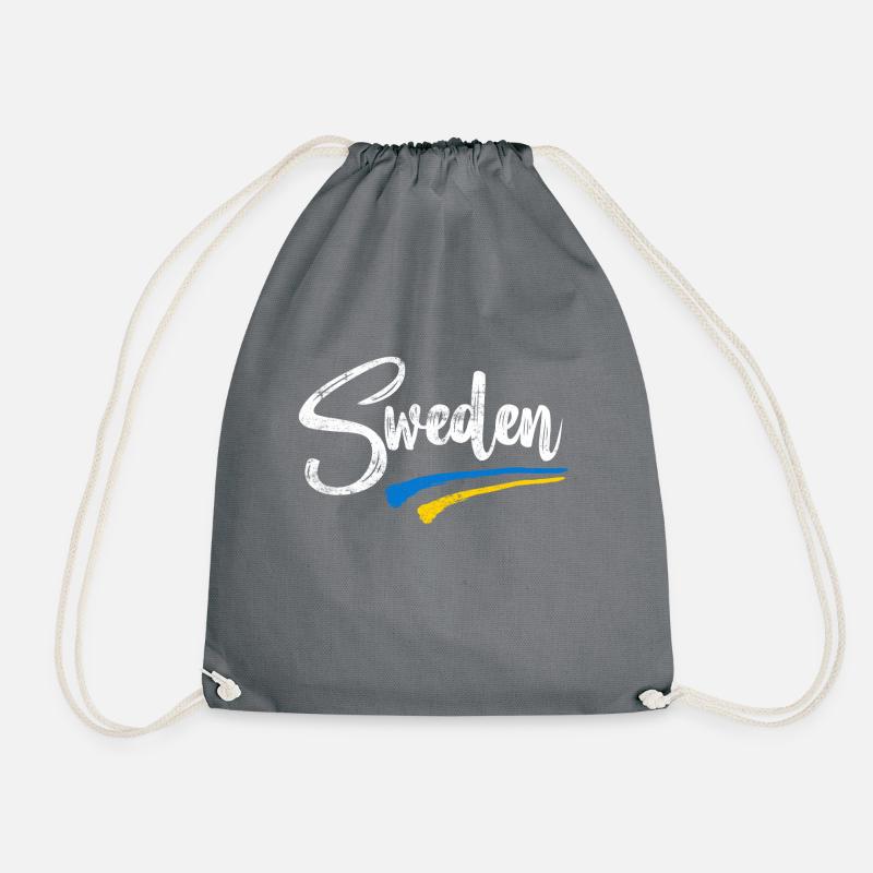 Schweden - Turnbeutel - Grau