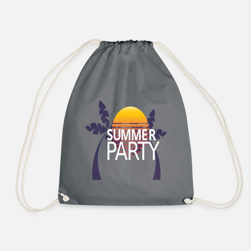 Summer Party - Turnbeutel - Grau
