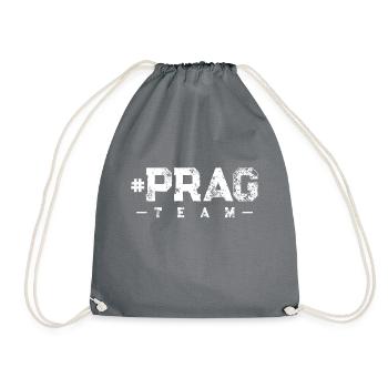 prag team - Turnbeutel - Grau - Vorne