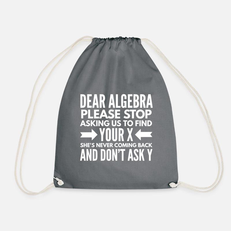 Algèbre Math Mathématicien Math Cadeau - Sac de sport léger - gris
