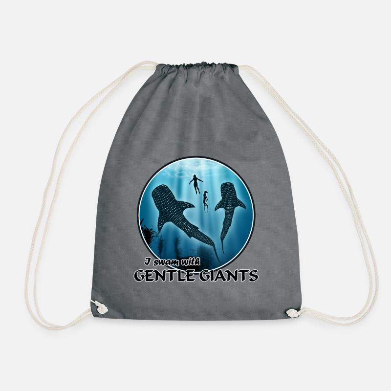 Requins baleines - Sac de sport léger - gris
