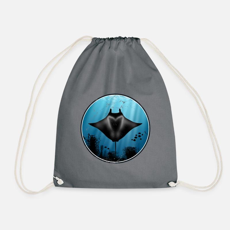 Mantarochen - Turnbeutel - Grau
