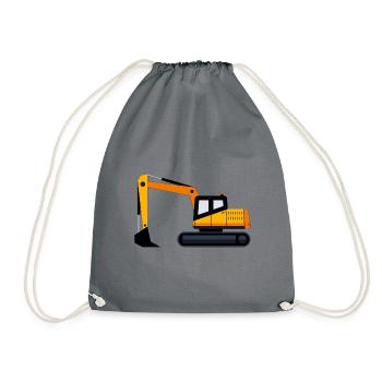 Idée cadeau cadeau pelle - Sac de sport léger - gris - Devant