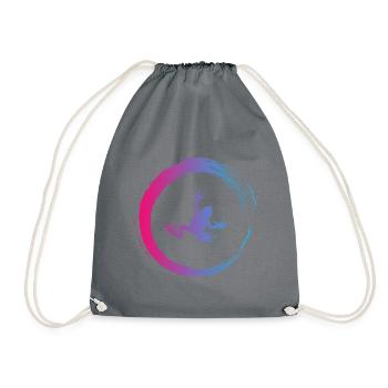 frog - Drawstring Bag - grey - Front