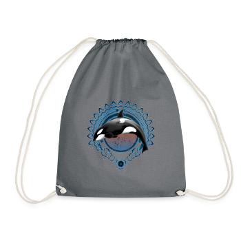Orque orque - Sac de sport léger - gris - Devant