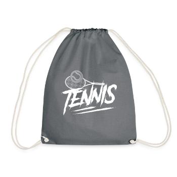 Raquette de tennis sport tennis - Sac de sport léger - gris - Devant