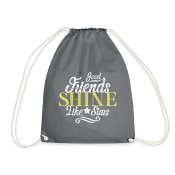 L'amitié dit des amis - Sac de sport léger - gris - Devant