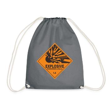 Explosive - Turnbeutel - Grau - Vorne