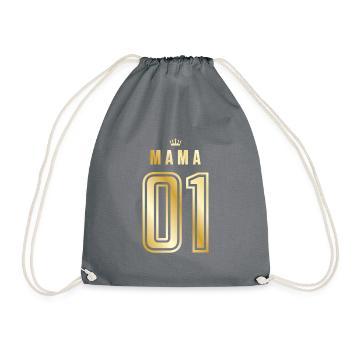 01 mama couronne d’or - Sac de sport léger - gris - Devant