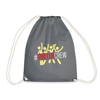 Polter Crew Polterabend Groom - Turnbeutel - Grau - Vorne