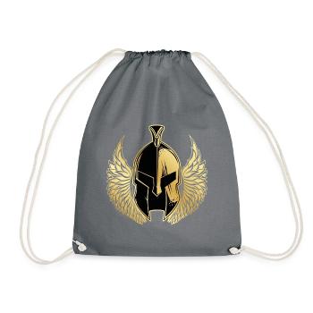 Casque de combat Spartan Gold Wing - Sac de sport léger - gris - Devant