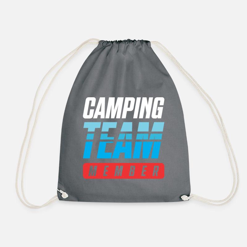 Camping Team - Turnbeutel - Grau