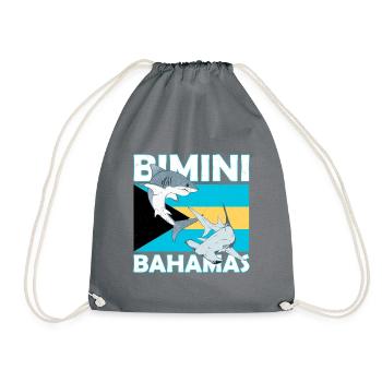 Drapeau des Bahamas Bimini - Sac de sport léger - gris - Devant
