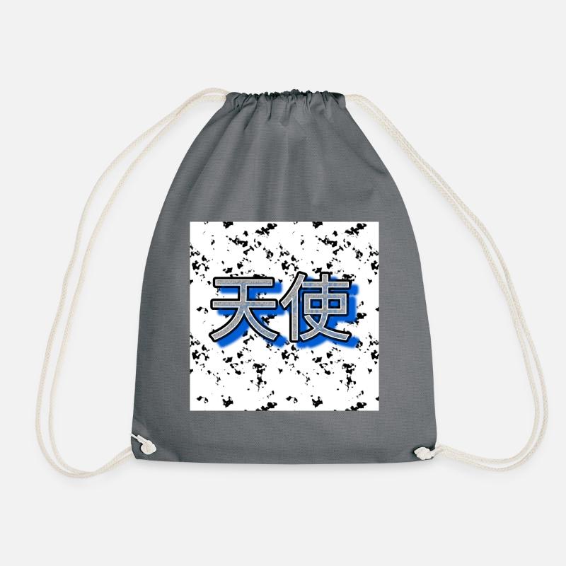 Angel (Chinese script) - Image - 2023 - Drawstring Bag - grey