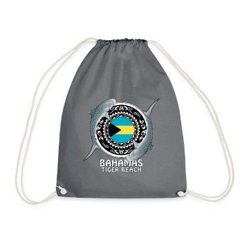Tiger Beach Bahamas - Turnbeutel - Grau - Vorne