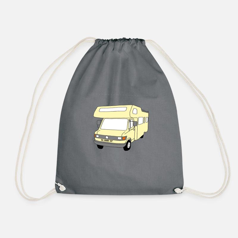 Caravan - Drawstring Bag - grey