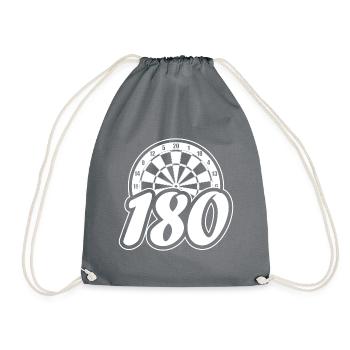 180 jeux de fléchettes - Sac de sport léger - gris - Devant