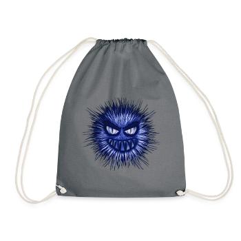 Monster - Turnbeutel - Grau - Vorne