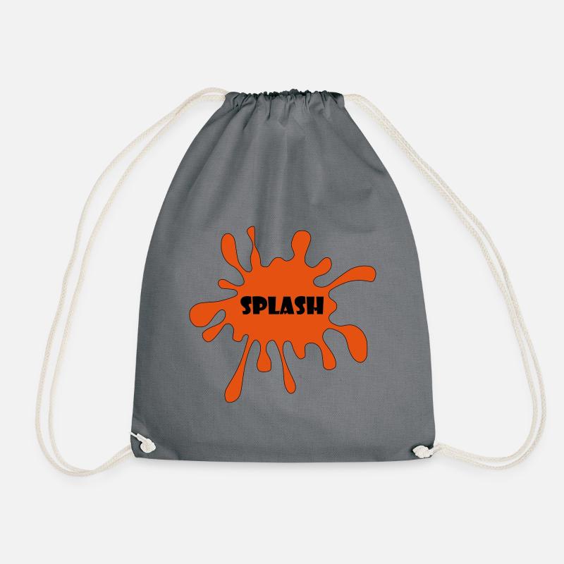 Splash - Turnbeutel - Grau