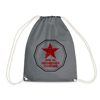 SOLIDARITÉ INTERNATIONALE À GAUCHE OUVRIER ÉTOILE - Sac de sport léger - gris - Devant